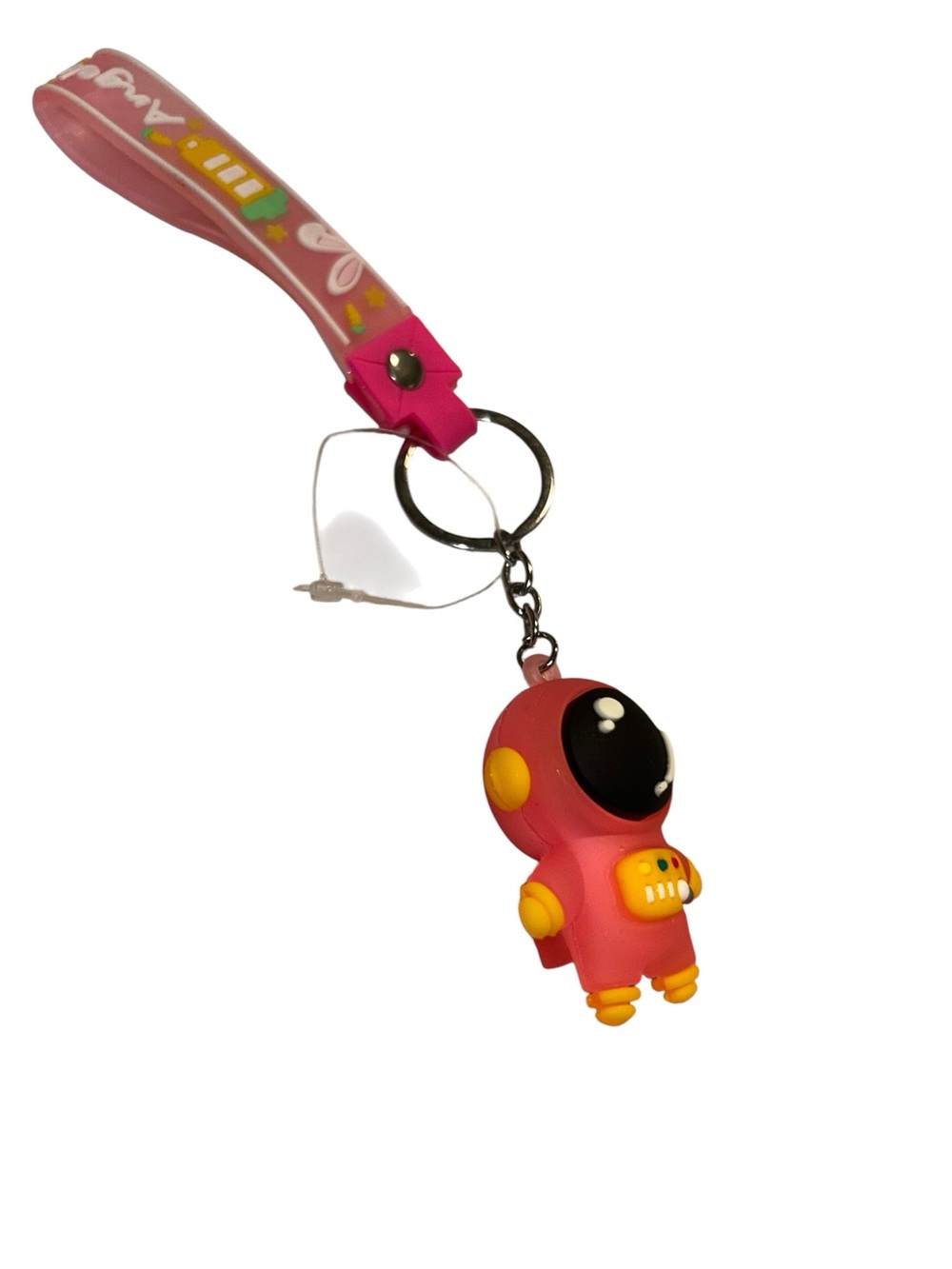 Pink Astronaut Keychain Toy - Cute Kids Accessory